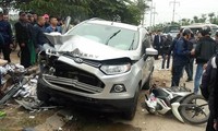 Hiện trường một vụ tai nạn. Ảnh: Thanh Hà