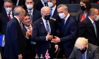 Các lãnh đạo NATO trước hội nghị thượng đỉnh tại Brussels ngày 14/6. (Ảnh: Reuters)