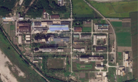 Ảnh vệ tinh chụp khu tổ hợp hạt nhân Yongbyon. (Ảnh: AP)