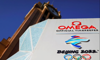 Biểu tượng của Olympic Bắc Kinh 2022. (Ảnh: Reuters)
