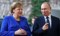 Nước Đức dưới 4 nhiệm kỳ lãnh đạo của bà Angela Merkel đã thực hiện chính sách hợp tác gần gũi với Nga. (Ảnh: Getty)