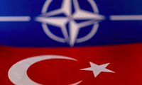 Hình ảnh quốc kỳ Thổ Nhĩ Kỳ và NATO