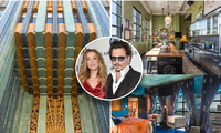 Ngắm nội thất đầy chất nghệ nhà Johnny Depp, nơi Amber Heard bị cáo buộc bạo hành anh