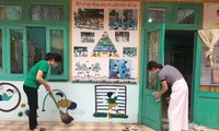 Để phòng, chống COVID-19, các trường mầm non ở thành phố Lạng Sơn tăng cường công tác phòng, chống dịch để các em học sinh an tâm đến trường -Ảnh: TL 