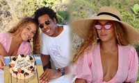 Beyonce siêu gợi cảm sánh đôi chồng trong sinh nhật ở Ý