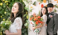 Kim Tae Hee xinh đẹp rạng ngời khi mặc váy cưới ở tuổi 40