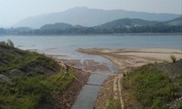 Khu vực đầu nguồn lấy nước từ sông Đà. Ảnh: Trần Hoàng