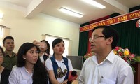 Ông Mai Văn Trinh, Cục trưởng Cục Quản lý chất lượng (Bộ GD&ĐT) trả lời báo chí.