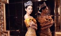 Sau tranh cãi việc bán đấu giá vương miện, Hoa hậu Mai Phương miệt mài đi từ thiện