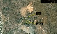 Bãi thử hạt nhân Punggye-ri của Triều Tiên được chụp qua vệ tinh. (Nguồn: 38 North/TTXVN)