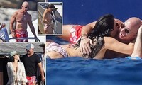 Bạn gái 52 tuổi mặc bikini bốc lửa, ôm hôn đắm đuối tỷ phú Amazon