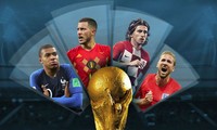 4 đại diện lọt vào Bán kết World Cup 2018