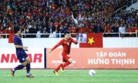 Quang Hải sẽ cùng đội tuyển Việt Nam vượt qua Thái Lan ở bán kết AFF Cup 2020? Ảnh: Như Ý 