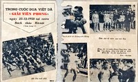 Những tấm ảnh đăng ngày 27/12/1958 ghi lại ngày thi đấu giải Việt dã báo Tiền Phong lần đầu tiên