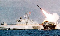 Tên lửa chống ngầm RPK-9 khai hỏa trong một cuộc tập trận. Ảnh: Rusian Defence