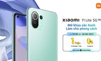 Xiaomi 11 Lite 5G NE ra mắt phiên bản màu đặc biệt mới Xanh Bạc Hà độc quyền tại Thế Giới Di Động