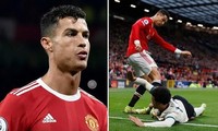 Tranh cãi quanh hành động “chơi xấu” của Cristiano Ronaldo khi MU thảm bại trước Liverpool