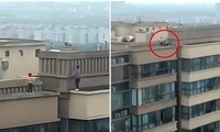 Cậu bé nhảy qua lại giữa 2 tòa nhà 27 tầng ở Trung Quốc, những người chứng kiến &quot;đứng tim&quot;