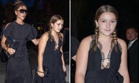 Victoria Beckham bị chê trách khi để con gái Harper mặc bộ váy &quot;quá tuổi&quot; đi dự sự kiện