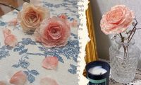 Gợi ý trang trí ngày Tết: Hoa hồng handmade từ vỏ múi bưởi, đơn giản mà cực sang-xịn-mịn!