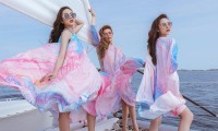 Hoa hậu chuyển giới Trân Đài cùng 2 Á hậu gợi ý trang phục đi biển đầy quyến rũ