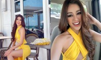Miss Universe: Hoa hậu Khánh Vân mặc mẫu váy cắt xẻ cực hiểm hóc, gam màu rực rỡ