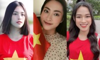 Hoa hậu Đỗ Thị Hà, Tiểu Vy, Lương Thùy Linh dự đoán tỉ số trận đấu của đội tuyển Việt Nam