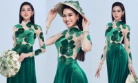 Hoa hậu Đỗ Thị Hà khoe ảnh áo dài cho phần thi quan trọng, ý nghĩa trang phục gây bất ngờ