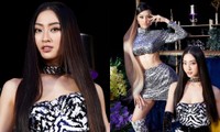 Hoa hậu Lương Thùy Linh sắc sảo như miêu nữ, xuất hiện ở MV đầu tay của Á hậu Kiều Loan
