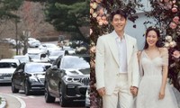 Dàn siêu xe tới đám cưới Hyun Bin - Son Ye Jin: G63, du thuyền mặt đất, hãng nào cũng có!