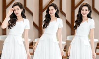 Hoa hậu Đỗ Thị Hà khoe loạt ảnh váy trắng siêu xinh nhưng netizen chỉ chú ý chi tiết này