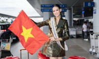 Á hậu Bảo Ngọc mang tận 125 kg hành lý tới Ai Cập để tham gia Miss Intercontinental 2022