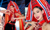 Miss Intercontinental 2022: Á hậu Bảo Ngọc có màn xử lý sự cố thông minh với Trang phục dân tộc 