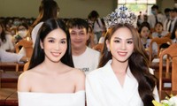Hoa hậu Mai Phương trở lại trường cũ, cùng Á hậu Phương Anh tìm ứng viên cho Hoa hậu Việt Nam 2022