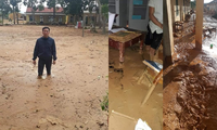 Trường học ở Quảng Trị ngập trong bùn đất dày 1m, học sinh không thể đến trường gần 3 tuần