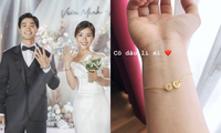 Chu đáo như cô dâu Viên Minh: Chuẩn bị cả lắc vàng tặng cho các chị em tới dự đám cưới