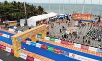 Địa điểm khai mạc Tiền Phong Marathon 2019 lộng gió biển nhìn từ flycam