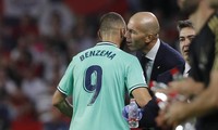 HLV Zinedine Zidane cảm ơn Karim Benzema.