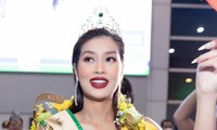 Vừa về tới Việt Nam, Hoa hậu Thiên Ân để lộ một chi tiết khiến người hâm mộ xót xa
