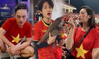 Sao Việt vỡ òa cảm xúc, ăn mừng chiến thắng 4-0 của đội tuyển Việt Nam trước Indonesia