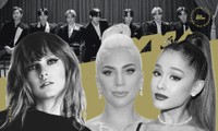 Ariana Grande, Lady Gaga, Taylor Swift và BTS “càn quét” danh sách đề cử MTV VMAs 2020