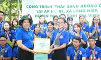 Hành trình an sinh của tuổi trẻ Học viện Cán bộ TPHCM ở xã đảo, vùng khó Trà Vinh 