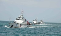 Biên đội tàu Cảnh sát biển Việt Nam thực thi nhiệm vụ trên vùng biển chủ quyền