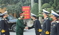 Đại tướng Phan Văn Giang và các tướng lĩnh Hải quân tham dự hội nghị