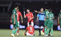 Lee Nguyễn có bàn thắng đầu tiên trong màu áo Tp Hồ Chí Minh ở mùa giải năm nay. (ảnh Viên Viên)