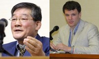 Kim Dong-chol (trái) và Otto Warmbier, hai công dân Mỹ đang bị giam tại Triều Tiên. Ảnh: CBS News/CNN.