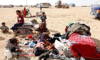 Người tị nạn ở Syria. Ảnh: Reuters