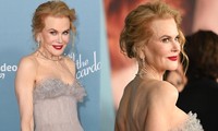 ‘Giật mình’ với ngoại hình già nua, đơ như tượng sáp của Nicole Kidman