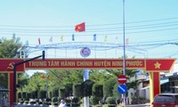 Trung tâm huyện Ninh Phước.