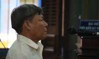Nguyễn Minh Tân tại phiên tòa phúc thẩm ngày 14/9/2016. Ảnh: Tân Châu
